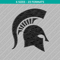 Spartan Helmet Embroidery Design - 6 Sizes - INSTANT DOWNLOAD