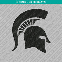 Spartan Helmet Embroidery Design - 6 Sizes - INSTANT DOWNLOAD