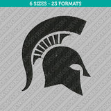 Spartan Helmet Embroidery Design - 6 Sizes - INSTANT DOWNLOAD