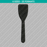 Spatula Machine Embroidery Design - 6 Sizes - INSTANT DOWNLOAD