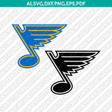 St. Louis Blues Logo SVG | NHL Hockey Vector Cricut Silhouette