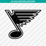 St. Louis Blues Logo SVG | NHL Hockey Vector Cricut Silhouette