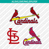 St. Louis Cardinals SVG Logo | PNG Cut Files Cricut