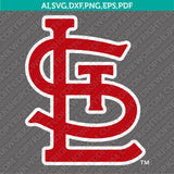 St. Louis Cardinals SVG Bundle – MLB Baseball Logo Vector Cricut