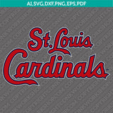 St. Louis Cardinals SVG Bundle – MLB Baseball Logo Vector Cricut