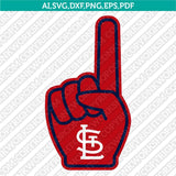 St. Louis Cardinals SVG Bundle – MLB Baseball Logo Vector Cricut