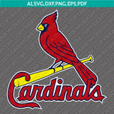 St. Louis Cardinals SVG Bundle – MLB Baseball Logo Vector Cricut