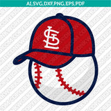 St. Louis Cardinals SVG Bundle – MLB Baseball Logo Vector Cricut