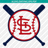 St. Louis Cardinals SVG Bundle – MLB Baseball Logo Vector Cricut