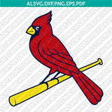 St. Louis Cardinals SVG Bundle – MLB Baseball Logo Vector Cricut
