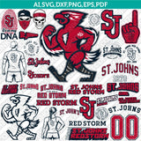 St. John's Red Storm SVG Bundle | NCAA College Vector Cricut