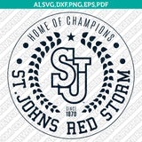 St. John's Red Storm SVG Bundle | NCAA College Vector Cricut