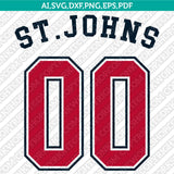 St. John's Red Storm SVG Bundle | NCAA College Vector Cricut