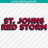 St. John's Red Storm SVG Bundle | NCAA College Vector Cricut