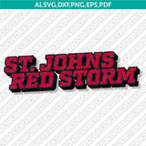 St. John's Red Storm SVG Bundle | NCAA College Vector Cricut