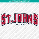 St. John's Red Storm SVG Bundle | NCAA College Vector Cricut