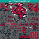 St. John's Red Storm SVG Bundle | NCAA College Vector Cricut