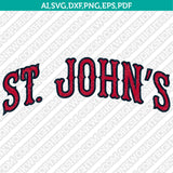 St. John's Red Storm SVG Bundle | NCAA College Vector Cricut