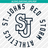 St. John's Red Storm SVG Bundle | NCAA College Vector Cricut