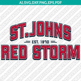 St. John's Red Storm SVG Bundle | NCAA College Vector Cricut