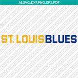 St. Louis Blues SVG Bundle – NHL Hockey Logo Vector Cricut
