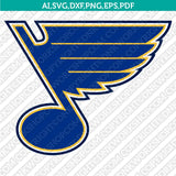 St. Louis Blues SVG Bundle – NHL Hockey Logo Vector Cricut