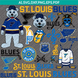 St. Louis Blues SVG Bundle – NHL Hockey Logo Vector Cricut
