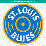 St. Louis Blues SVG Bundle – NHL Hockey Logo Vector Cricut
