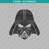 Star Wars Darth Vader Embroidery Design - 5 Sizes - INSTANT DOWNLOAD