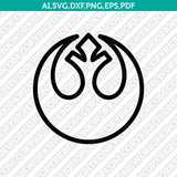 Star Wars Rebel Alliance Earring Pendant Jewelry Template Laser SVG Cut File Cricut Clipart Png Eps Dxf Vector