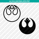 Star Wars Rebel Alliance Earring Pendant Jewelry Template Laser SVG Cut File Cricut Clipart Png Eps Dxf Vector