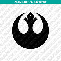 Star Wars Rebel Alliance Earring Pendant Jewelry Template Laser SVG Cut File Cricut Clipart Png Eps Dxf Vector