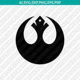 Star Wars Rebel Alliance Earring Pendant Jewelry Template Laser SVG Cut File Cricut Clipart Png Eps Dxf Vector