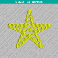 Starfish Sea Stars Embroidery Design - 6 Sizes - INSTANT DOWNLOAD
