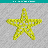 Starfish Sea Stars Embroidery Design - 6 Sizes - INSTANT DOWNLOAD