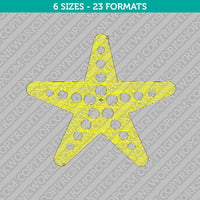 Starfish Sea Stars Embroidery Design - 6 Sizes - INSTANT DOWNLOAD