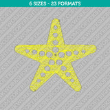 Starfish Sea Stars Embroidery Design - 6 Sizes - INSTANT DOWNLOAD
