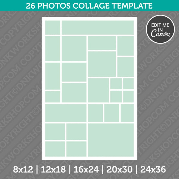 Photo Collage Template Canva Style 1
