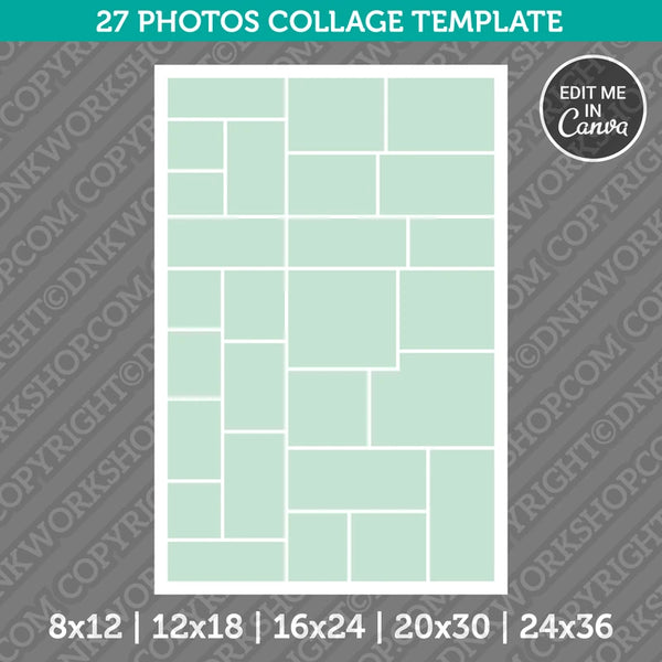 Canva Photo Collage Template Style 21