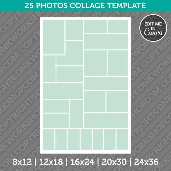 Canva Photo Collage Template Style 22