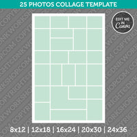 Canva Photo Collage Template Style 25