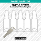 Bottle Opener Sublimation Blank Template | SVG PNG PDF DXF EPS