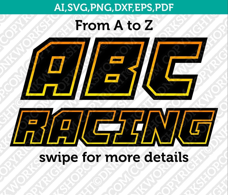 7 Motocross Number Fonts Images Nascar Race Car Number Fonts
