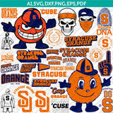 Syracuse Orange SVG Bundle | NCAA College Vector Cricut