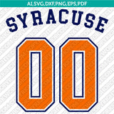 Syracuse Orange SVG Bundle | NCAA College Vector Cricut