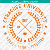 Syracuse Orange SVG Bundle | NCAA College Vector Cricut