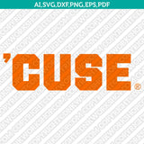 Syracuse Orange SVG Bundle | NCAA College Vector Cricut