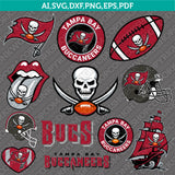 Tampa Bay Buccaneers SVG Bundle – NFL Football Logo Vector Cricut