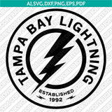Tampa Bay Lightning SVG Bundle – NHL Hockey Logo Vector Cricut