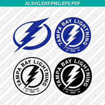 Tampa Bay Lightning logo SVG NHL vector